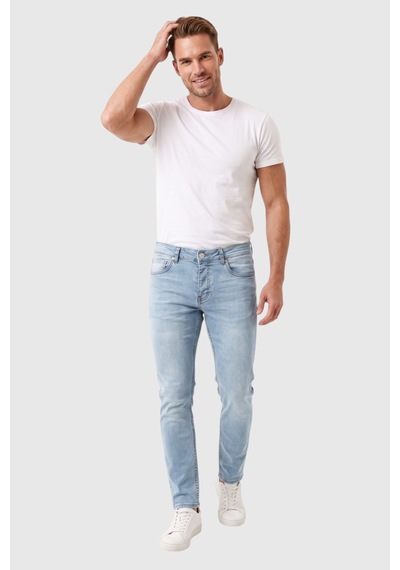 Rizzup Erkek Slim Fit Dar Kesim Likralı Buz Mavisi Kot Pantolon Dar Paça İnce Esnek Jean 2608306 Rizzup Erkek Slim Fit Dar Kesim Likralı Buz Mavisi Kot Pantolon Dar Paça İnce Esnek Jean 2608306
