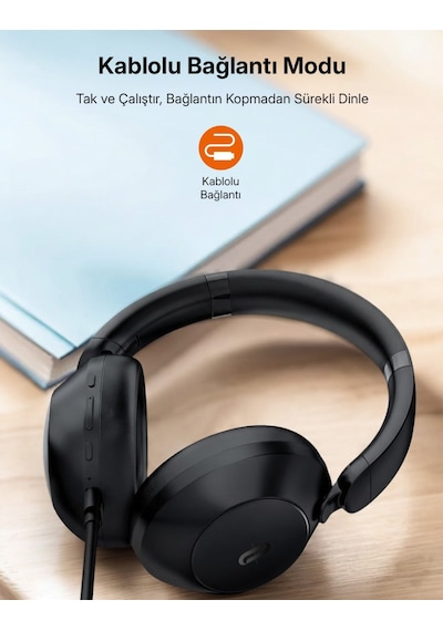 Taotronics TT-BH1119 Bluetooth 5.3 Aktif Gürültü Engelleyici Kulak Üstü Kulaklık