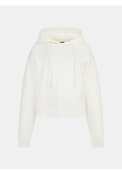 Guess New Alisa Kadın Aktif Scuba Kadın Sweatshirt V2yq08k7uw2 Ekru