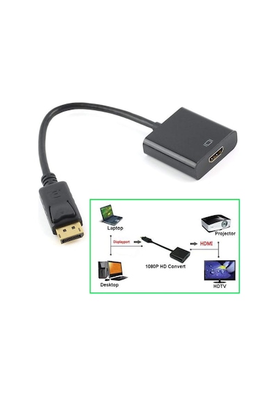 Al-4556 Displayport To Hdmı Dönüştürücü Adaptor