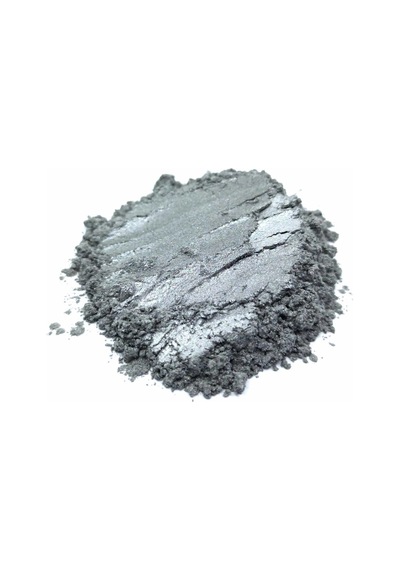 Epoksi Reçine Metalik Sedefli Pigment Toz Boya Gri Renk 50 Gr