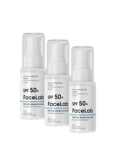 Tr Alpha Arbutin İçerikli Spf 50 Ve Mavi Işık Güneş Koruması Blue Light Sun Protection 50 Ml 3 Paketi