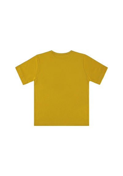Civil Boys Basic Surf Etiketli 10-13 Yaş Tişört - Sarı Bambu