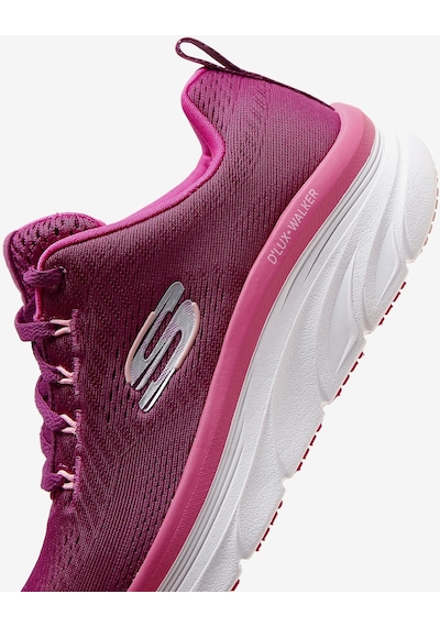Skechers D'Lux Walker - Fresh Finesse Kadın Gül Kurusu Spor Ayakkabı 149368 Plum Bordo