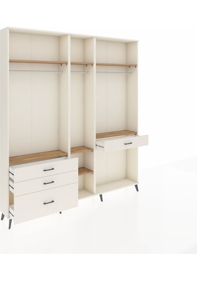 Arges Dolap 7 Raflı 4 Çekmeceli 3 Askılı 220x30x243 Aytaşı-çam/aytaşı Atlas Çam/aytası Arges Dolap 7 Raflı 4 Çekmeceli 3 Askılı 220x30x243 Aytaşı-çam/aytaşı Atlas Çam/aytası