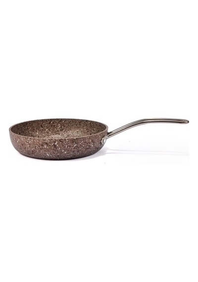Brioni Stone-age Terra 24 Cm Çizilmez Yanmaz Yapışmaz İndüksiyonlu Tava Kahverengi