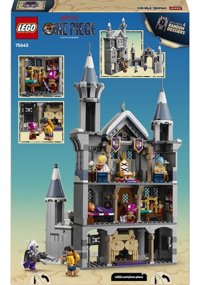 LEGO® ONE PIECE Drum Kalesi Savaşı 75645 - 9 Yaş ve Üzeri Çocuklar için Minifigür İçeren Yaratıcı Oyuncak Yapım Seti (1038 Parça)