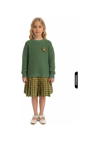 Xo Kids Kız Çocuk Elbise 3-12 Yaş 4056 mint