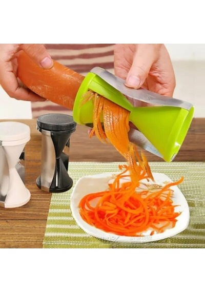 Taşınabilir Sebze Dilimleme El Soyucu Paslanmaz Çelik Spiral Dilimleyici Patates Kabak Spagetti Yeşi Diğer