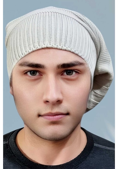 Tezzgelsin Erkek Kışlık Triko Örgü Bere Ve Boyunluk Taş Rengi