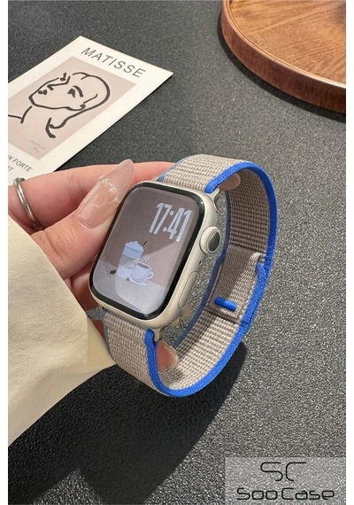 Apple Watch Uyumlu Alpine Kumaş Kordon 42-44-45-49 Mm Soo-112