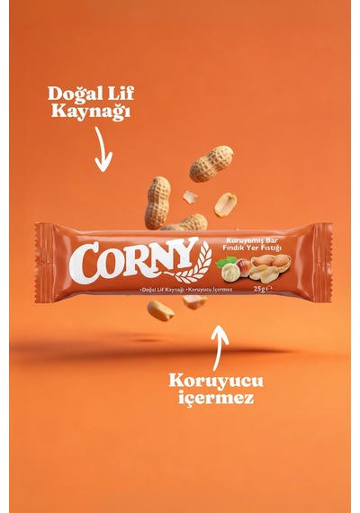 Corny Kuruyemiş Bar Fındık Yer Fıstığı X 12 Adet