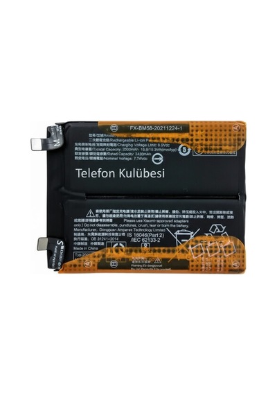 Xiaomi Mi 11t Pro Uyumlu Batarya Pil Bm58
