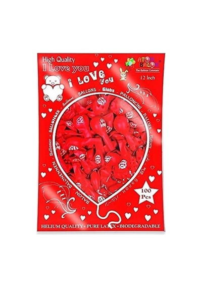 I Love You Seni Seviyorum Balon Standart