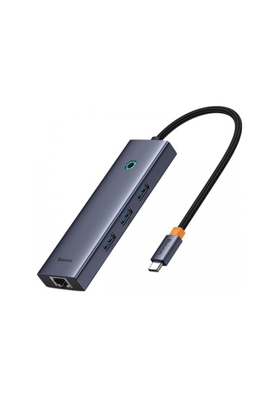 Baseus Hub 6w1 Ultrajoy 6 Port Usb-c 1 X Hdmı4k 30 Hz + 3 X Usb 3.0 + 1 X Pd + Rj45 Sku: Mır8690010081650