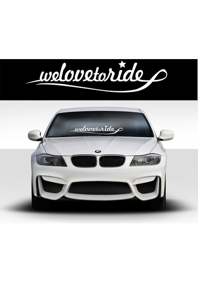 Otosticker Welovetoride Ön Cam Sticker