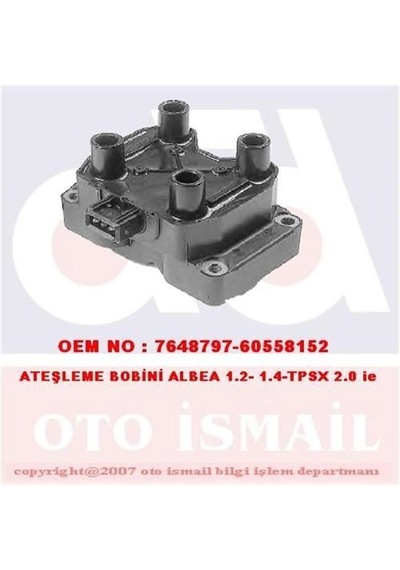 BOSCH 221503407 ATEŞLEME BOBİNİ PALIO ALBEA TEMPRA TIPO UNO MAREA