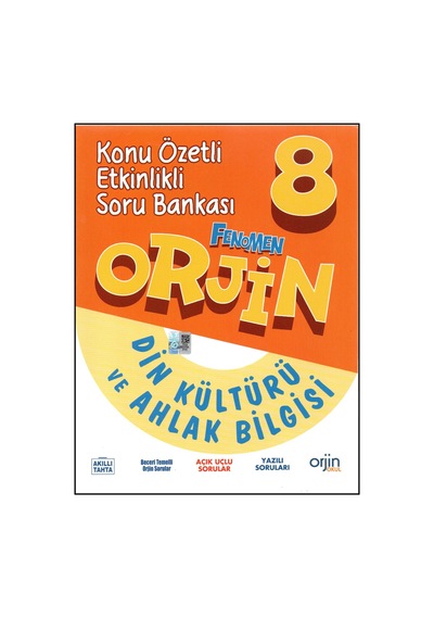 Orjin 8. Sınıf Din Kültürü Konu Özetli Etkinlikli Soru Bankası