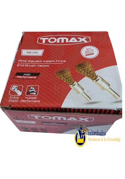 Tomax 30 Mm Pimli Saçaklı Kalem Fırça 15 Adet