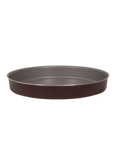 Mehtap Mor Granit Yuvarlak Tepsi 34 Cm 3 Adet Çok Renkli
