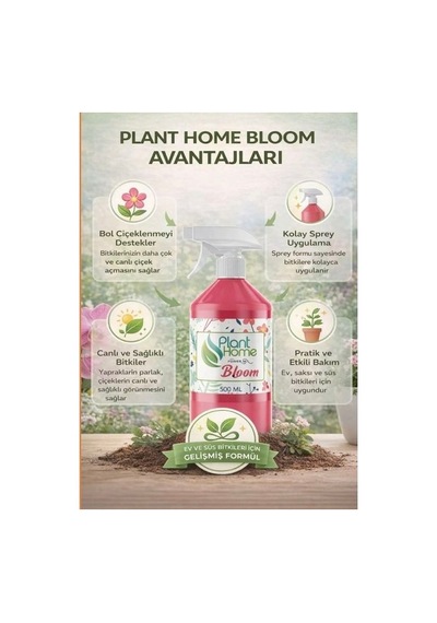 Bloom Çiçeklenme Destekleyici Sprey 500 Ml - 2'li Set - Orkide Ve Çiçekli Bitkiler Için