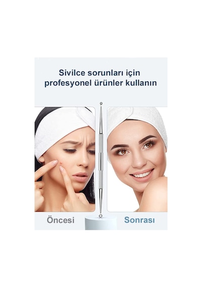 5 I 1 Arada Kullanışlı Cerrahi Sınıf Paslanmaz Çelik Siyah Nokta Temizleme Kiti