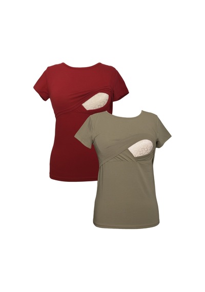 Luvmabelly Myra2502_2505 Emzirme Tshirt Seti