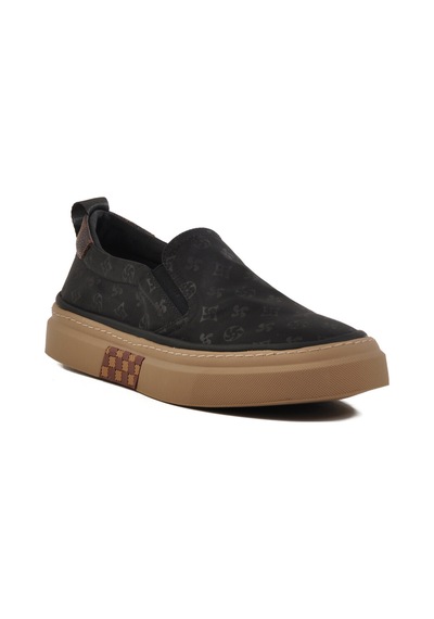 Guja Siyah Hafif Slip-on Erkek Casual Ayakkabı 25y501-6 M Siyah