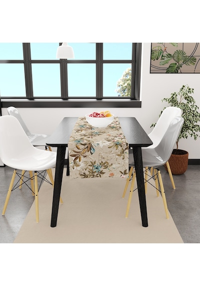 Adawall Colorful Leaves And Flowers Runner