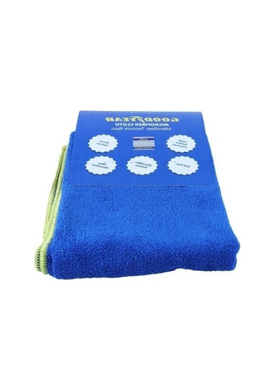 Mavi Mikrofiber Bez, Çok Amaçlı Temizlik İçin Açık Indigo