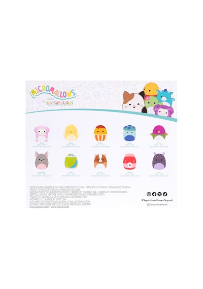 Squishmallows Micromallows 10 Lu Mini Peluş Oyuncak Seti Orijinal Lisanslı 6,3 Cm Diğer