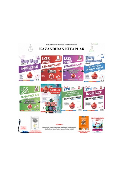 Nartest 8. Sınıf Sözel Konu Anlatımı, Soru Bankası 8 Kitap Seti