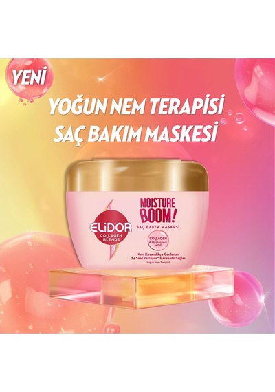Collagen Blends Saç Bakım Maskesi Moisture Boom Yoğun Nem Terapisi 160 Ml