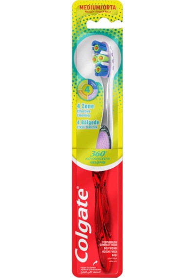 4 Adet Colgate Diş Fırçası 360 Advanced