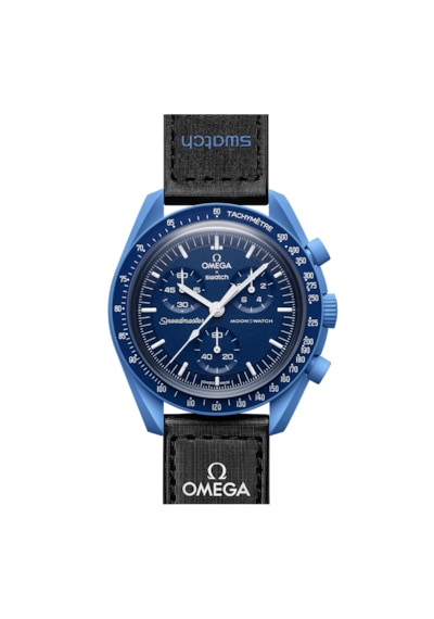 Swatch Omega Moonswatch Mission To Neptune So33n100 Mavi