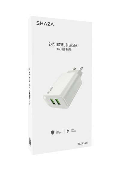 Shaza 2.4a Seyahat Şarj Adaptörü
