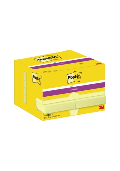 Post-it Yapışkanlı Not Kağıdı 51x76 Sarı 656-12ss
