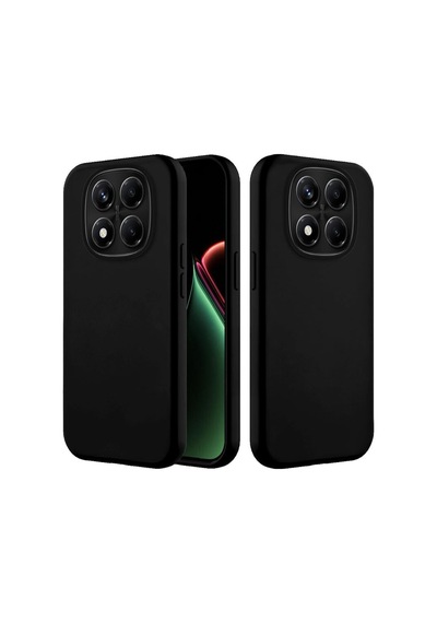 Redmi Note 15 Pro 5g  Kılıf İçi Kadife Silinebilir Lansman Kılıf Siyah