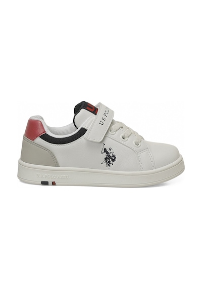 U.s. Polo Assn. Gus Jr 6fx Beyaz Erkek Çocuk Sneaker 000000000102155601 Beyaz-grı-kırmızı