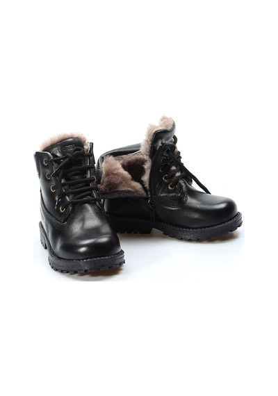 Fast Step Hakiki Deri Kürklü Unisex Çocuk Worker Bot 006kpa1002 001