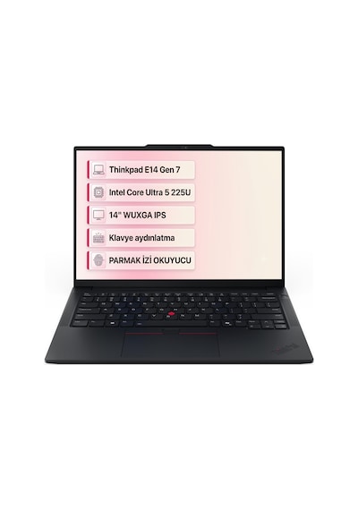 Lenovo Thinkpad E14 Gen 7 21SX007DTX002 Ultra 5-225U 16 GB 1 TB SSD 14" Dos Dizüstü Bilgisayar