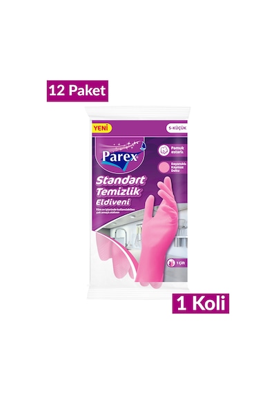 Standart Eldiven Küçük Boy 12 Paket 1 Koli