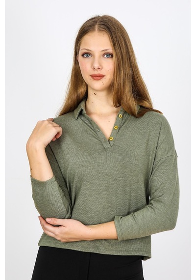Alexandergardı Polo Yaka Uzun Kol T-shirt B21-21300 001