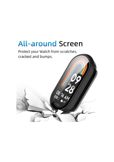 Protective-case Akıllı Saatler İçin 2 Si 1 Arada Sert Polikarbonat Kasa Koruyucu Dokunma Ve Netliği Etkilemeyen Çizilmeye Karşı Ekran Koruyucu Kılıfıı Siyah, Xiaomi Mi Band 10 Çok Renkli Protective-case Akıllı Saatler İçin 2 Si 1 Arada Sert Polikarbonat Kasa Koruyucu Dokunma Ve Netliği Etkilemeyen Çizilmeye Karşı Ekran Koruyucu Kılıfıı Siyah, Xiaomi Mi Band 10 Çok Renkli