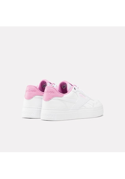 Reebok 100074333 Court Advance Bold Kadın Sneaker Ayakkabısı Beyaz Pembe Beyaz - Pembe