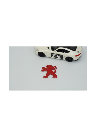 Direksiyon Kırmızı Logo Amblem Arma Peugeot İle Uyumlu