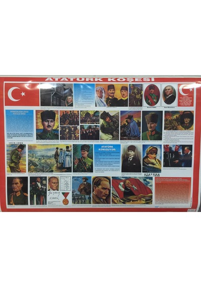 Ant 70x100 Atatürk Köşesi Plastik Çıtalı