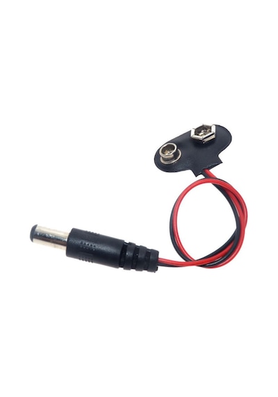 9V Pil Adaptör Dönüştürücü Bağlantı Kablosu 9 Volt Pil Arduino