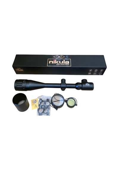 832x50aoeg Çift Işıklı Zoomlu Riflescope Dürbün Kırmızı