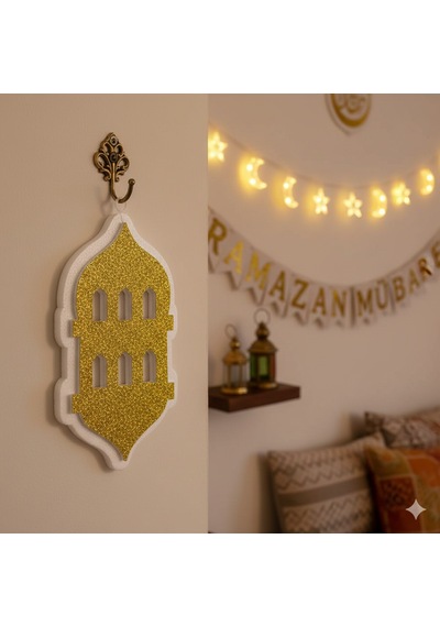 Dodomar 14,5 X 25 Cm Strafor Ramazan Feneri - Ramazan Duvar Ve Dekor Süsü Diğer